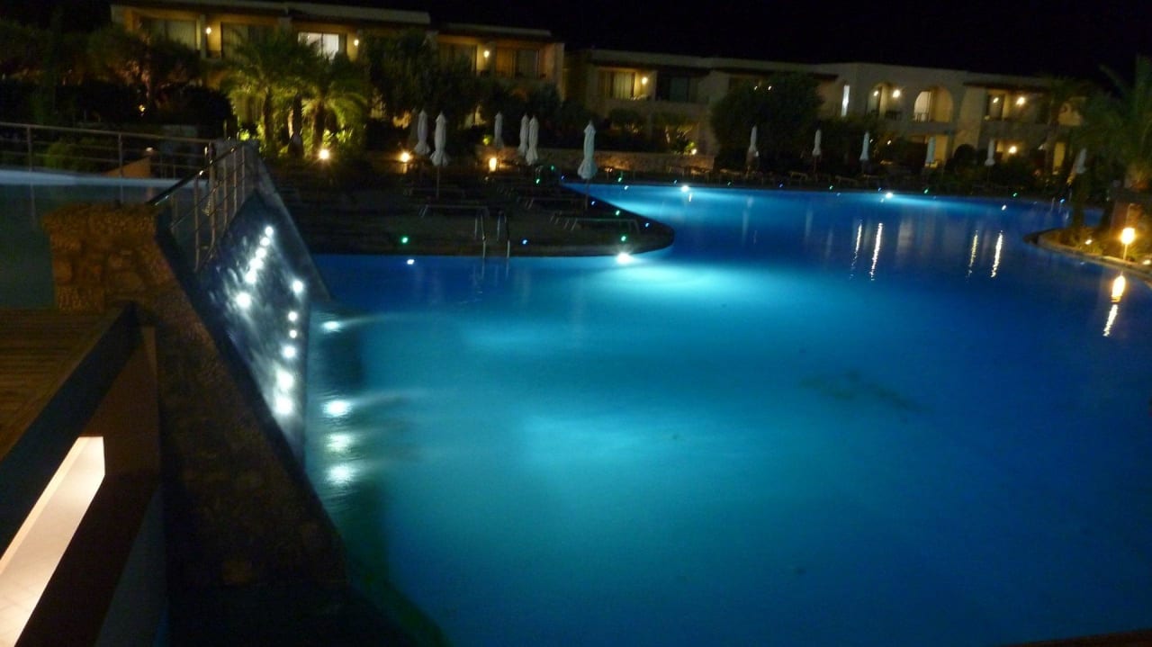 Pool bei Nacht Aquagrand Artistic Luxury Beach Resort - Adults only