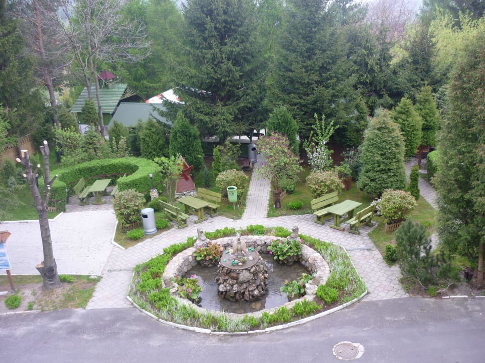 Blick vom Balkon Pension Fortuna