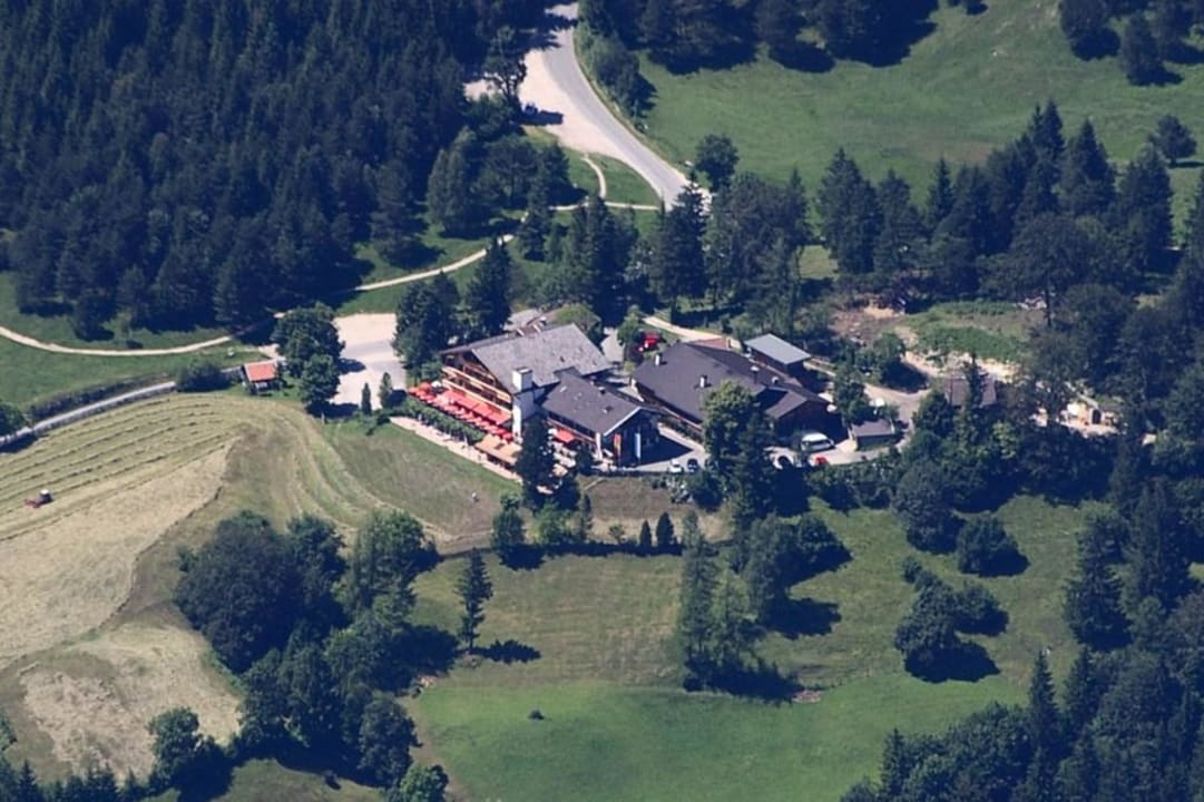 Gröbl Alm, Ansicht vom Karwendel Alpengasthof Gröbl Alm