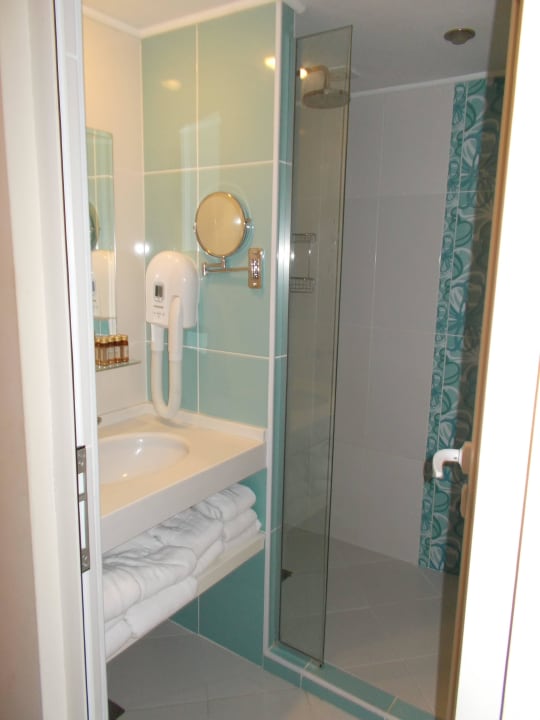 Bad mit Dusche, Villa Ralitsa Aqua Club