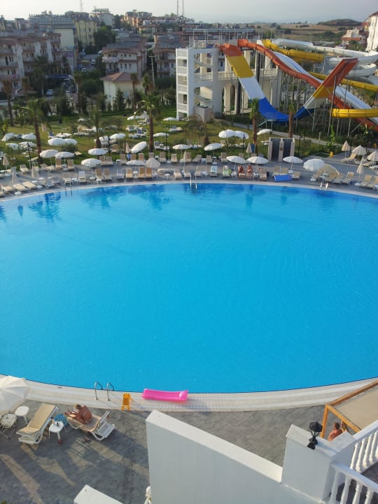 Blick von unserem Balkon Hotel Defne Defnem