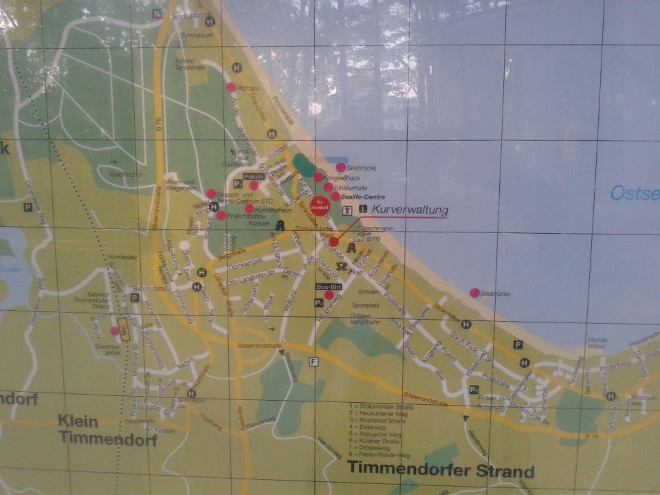 "Stadtplan Timmendorfer St..." Country Hotel Timmendorfer Strand