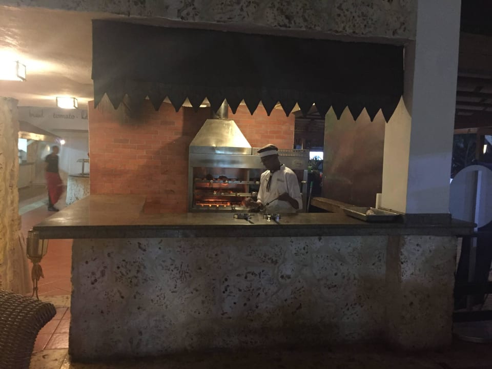 Grill beim Brasilianer Marien Puerto Plata