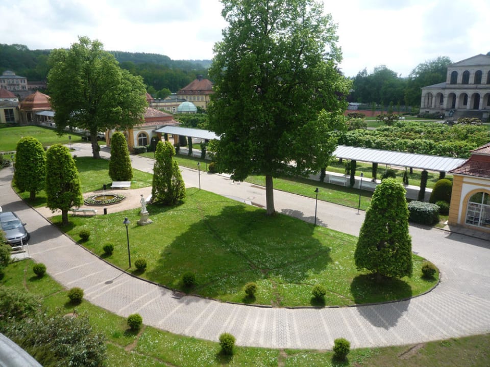 Ausblick aus unserer Suite Hotel Dorint Resort & Spa Bad Brückenau