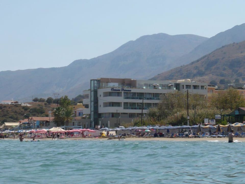 Hotel Corissia Beach - Ansicht vom Meer Hotel Corissia Princess