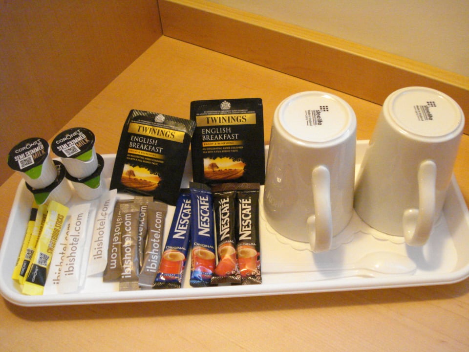 Super praktisch, Wasserkocher vorhanden Ibis Hotel London Shepherds Bush