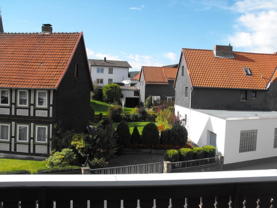 Blick vom Balkon Hotel Bothe