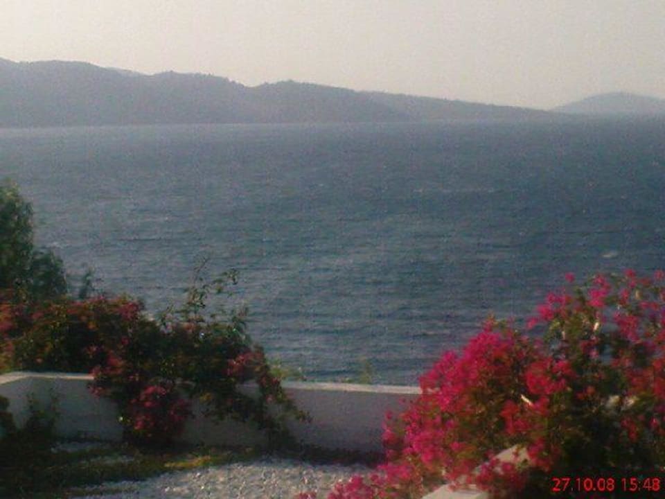 Blick vom Balkon unseres Zimmers Blue Dreams Resort & Spa