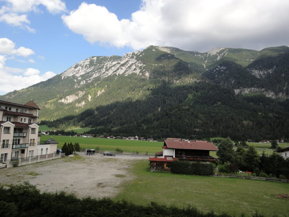 Ausblick von unserem Balkon Hotel Achentalerhof