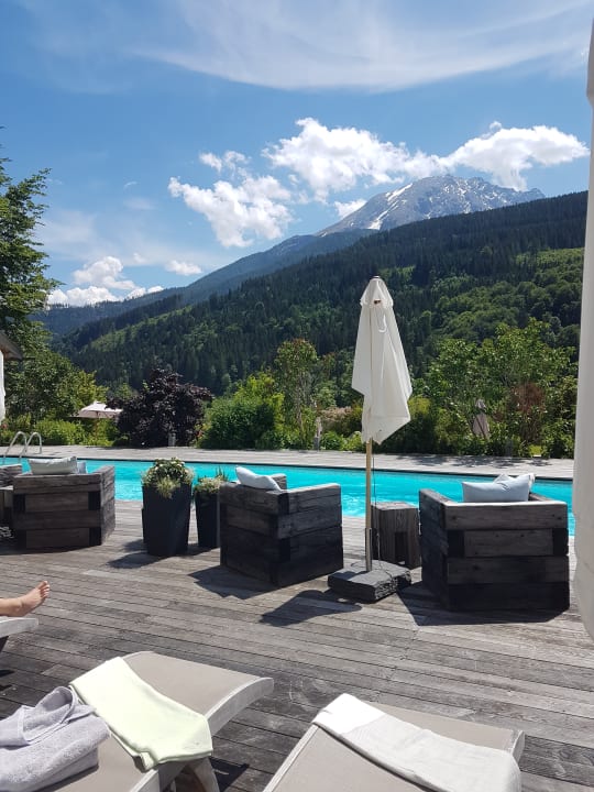 Außenpool Berghotel Rehlegg