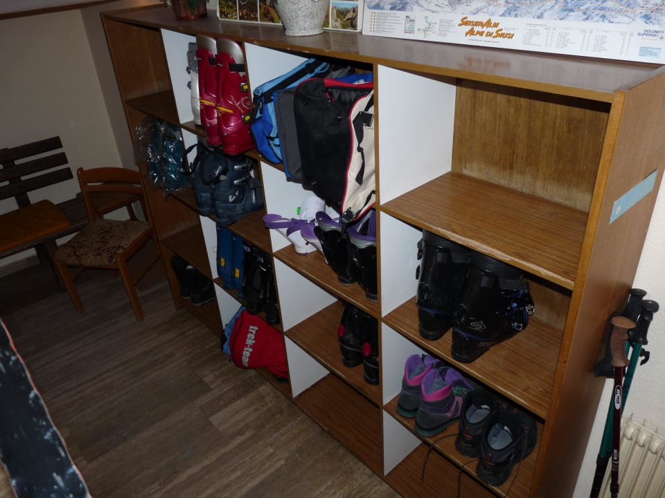 Abstellgelegenheit für Skischuhe Hotel Garni Savoy