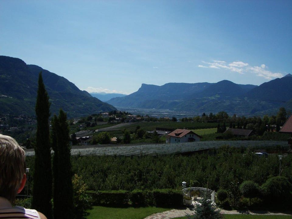 Blick vom Balkon Appartementhaus Residence Hirzer