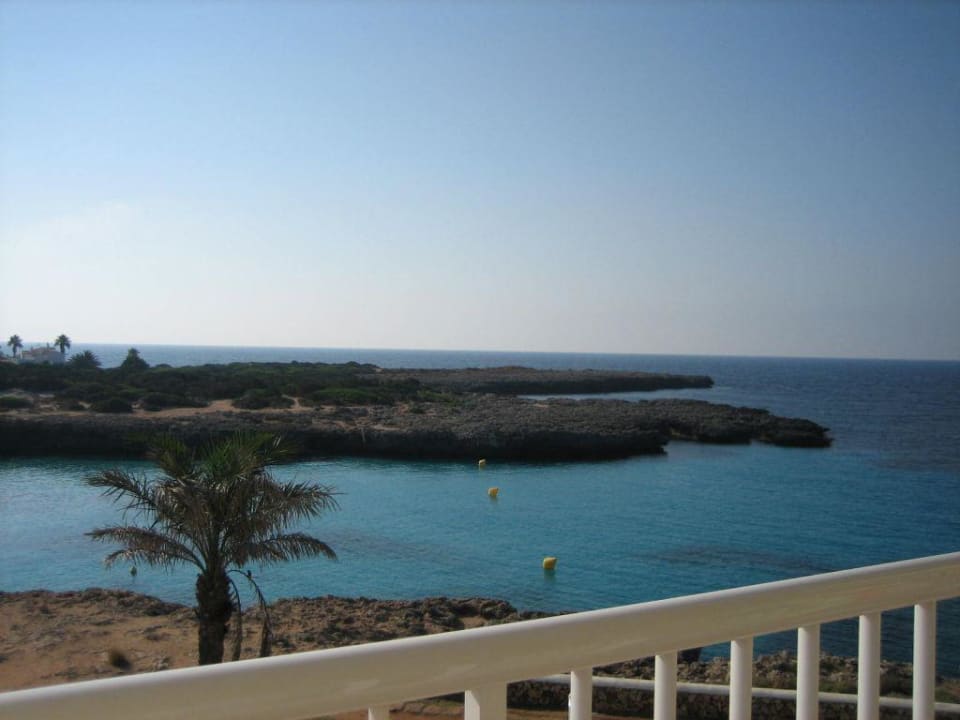 Ausblick von Balkon am Abend rechts. Grupotel Tamariscos