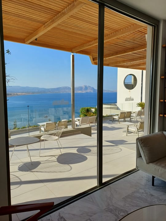 Lobby Lindos Mare, Seaside Hotel