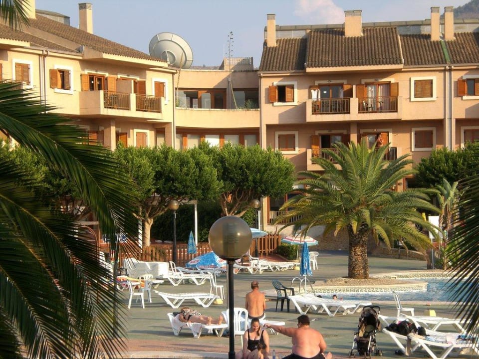 Blick vom Balkon Hotel Albir Garden