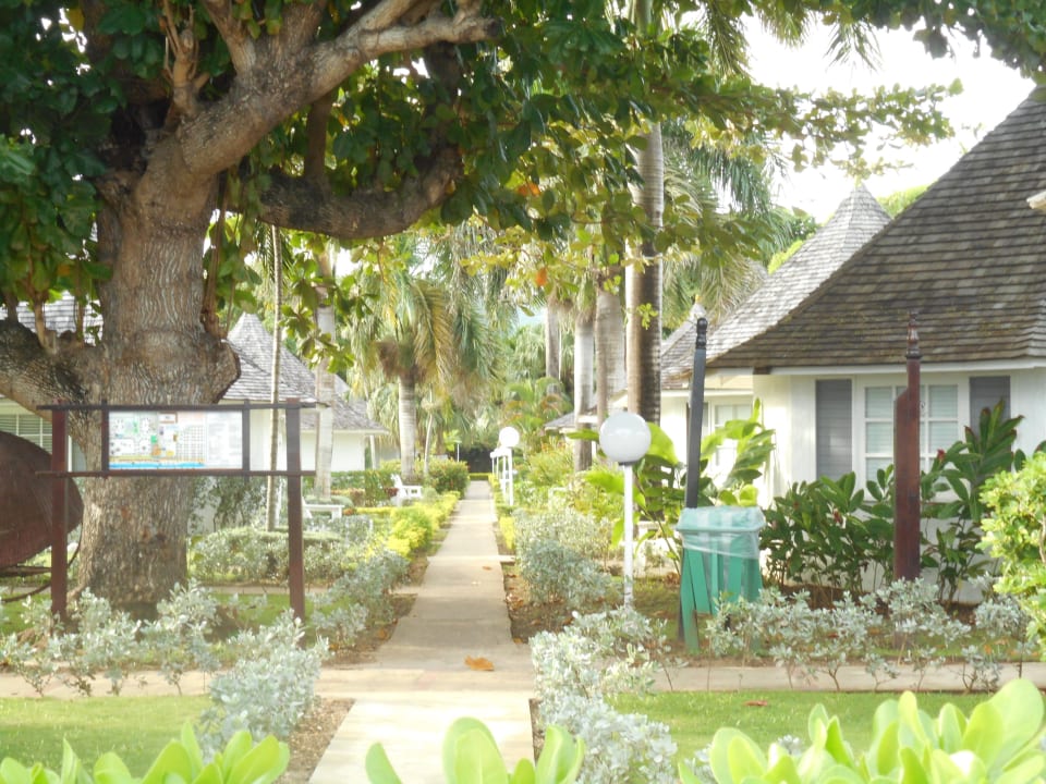 Gartenanlage mit Bungalows Grand Muthu Club Caribbean Runaway Bay