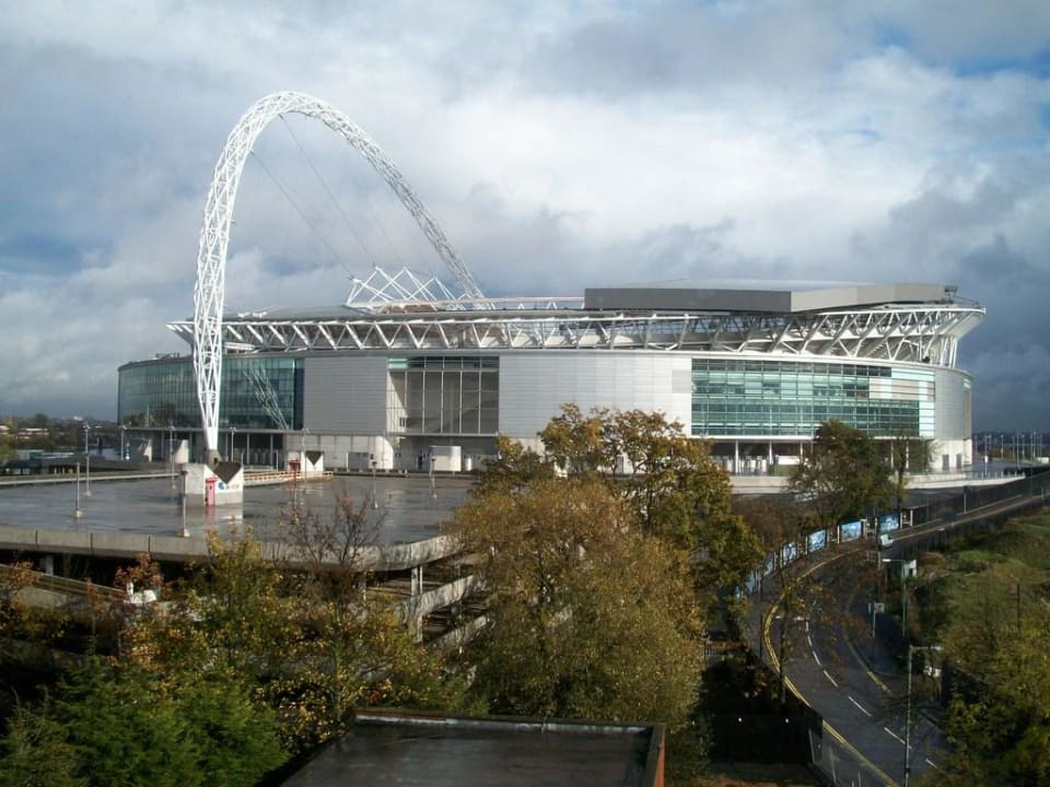 Ausblick von unserem Zimmer Hotel ibis London Wembley
