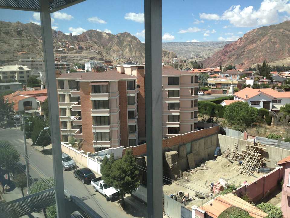 Blick aus 4.Stock Casa Grande Hotel