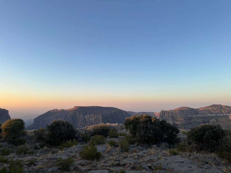 Ausblick Anantara Al Jabal Al Akhdar Resort