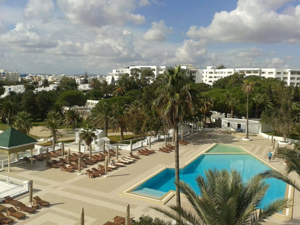 Blick von oben Hotel Bel Azur Thalasso & Bungalows