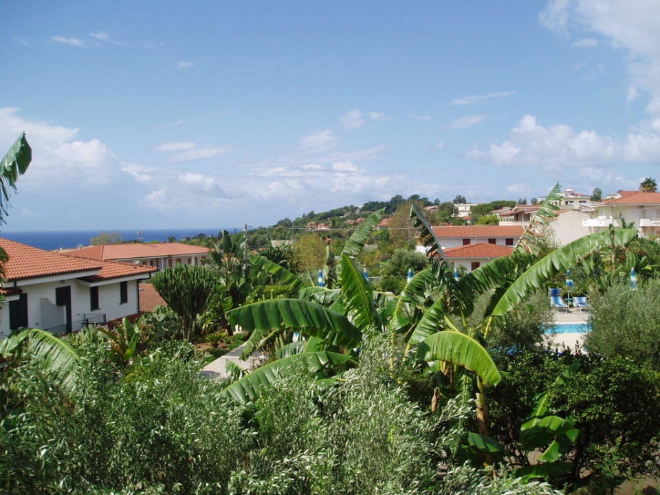 Ausblick vom Balkon des Appartement Hotel Residence Santa Chiara