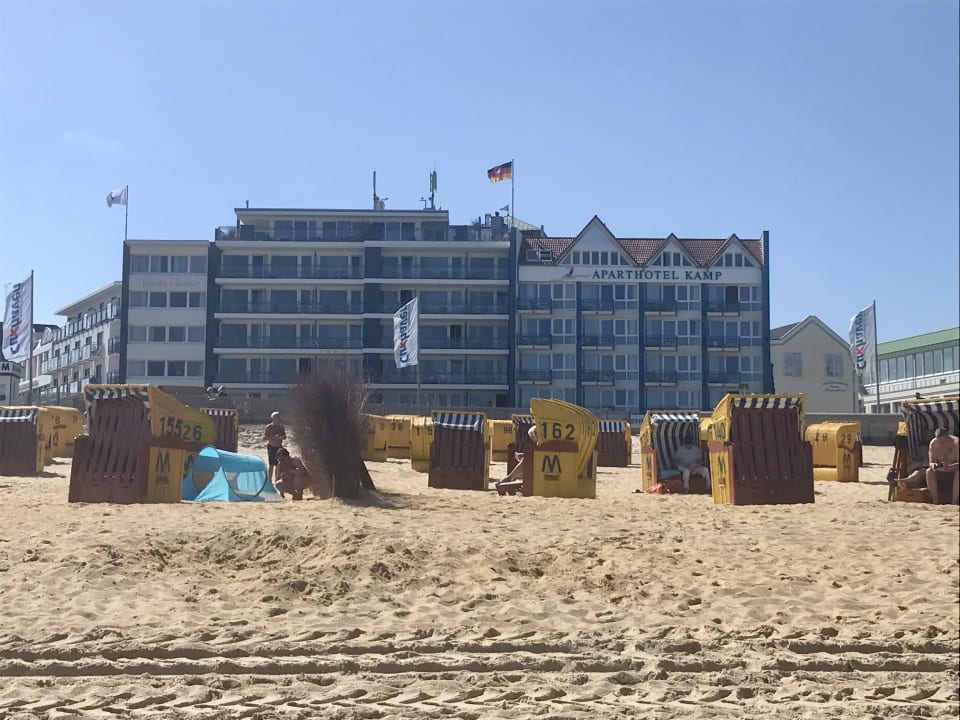 Außenansicht Strandhotel Duhnen / Aparthotel Kamp