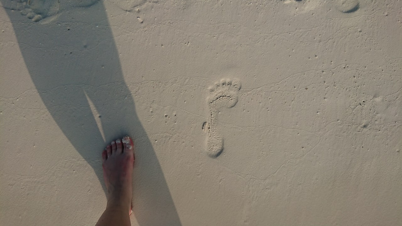 Feiner Sandstrand Summer Island Maldives