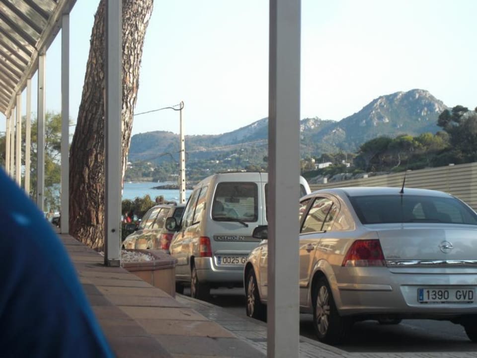 "Meerblick" beim Abendessen Hotel Clumba