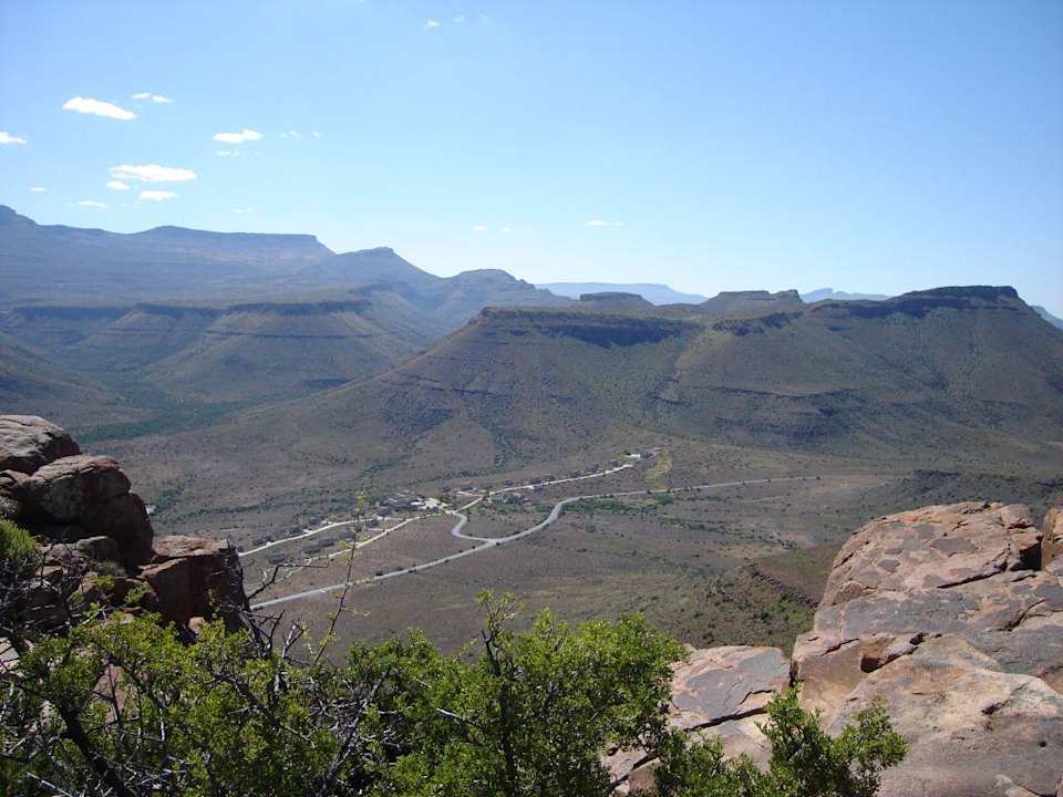 Blick auf das Camp Hotel Karoo National Park Unterkünfte