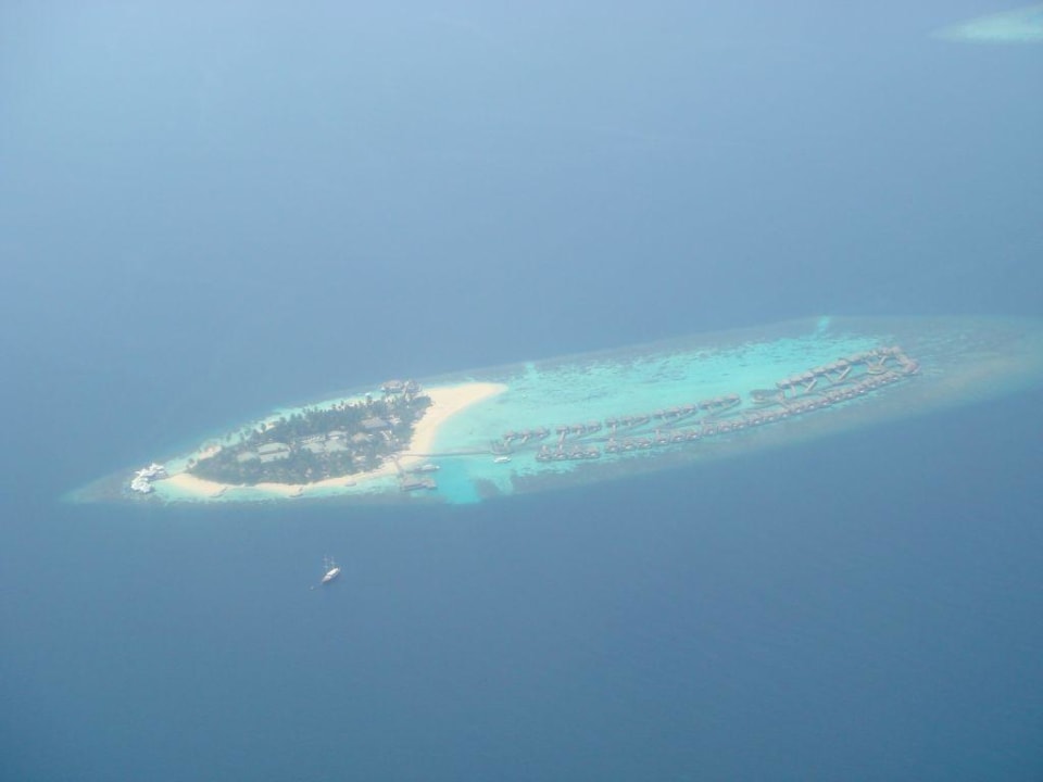 Luftaufnahme von Fesdu Island W Maldives