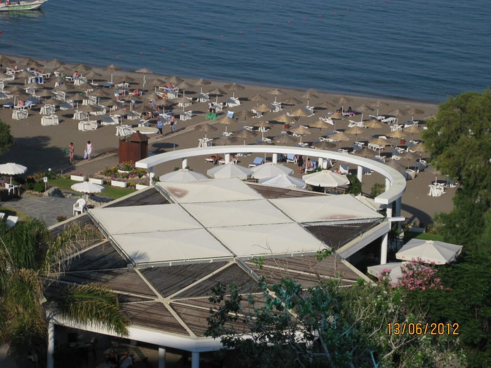 Blick vom Balkon Hotel Calypso Beach