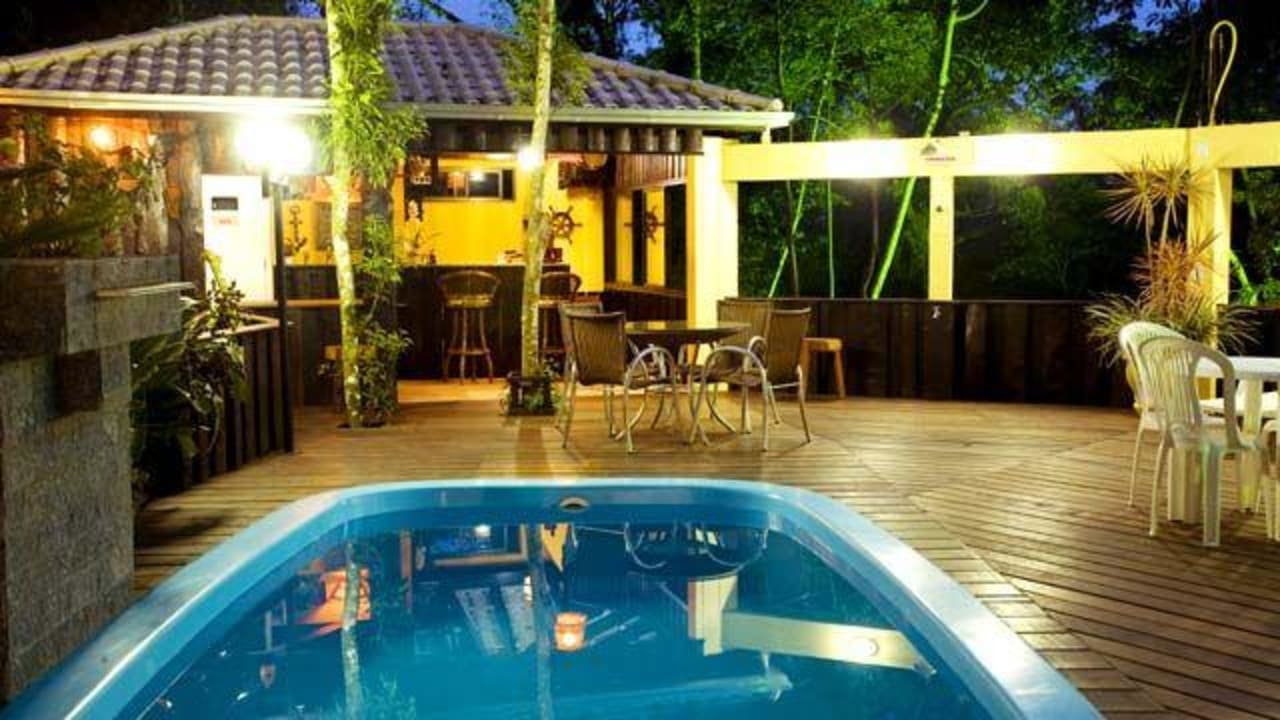 Pool-Anlage Ferienhausanlage Pousada Vila Taquaras