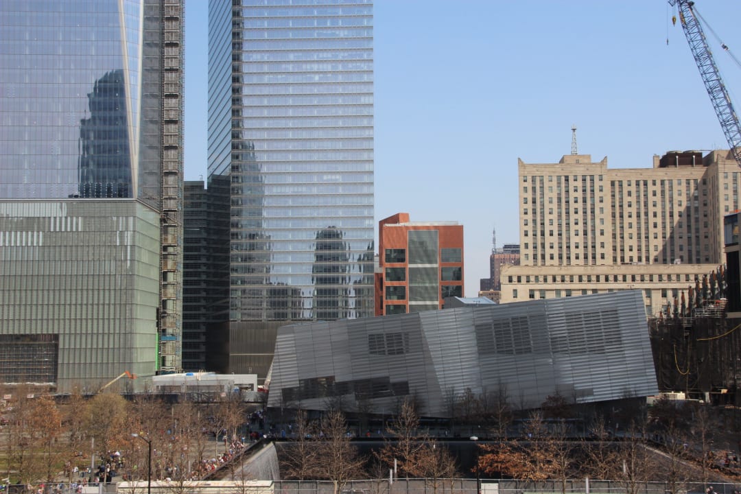 Ausblick auf die Gedenkstätte Hotel Club Quarters World Trade Center