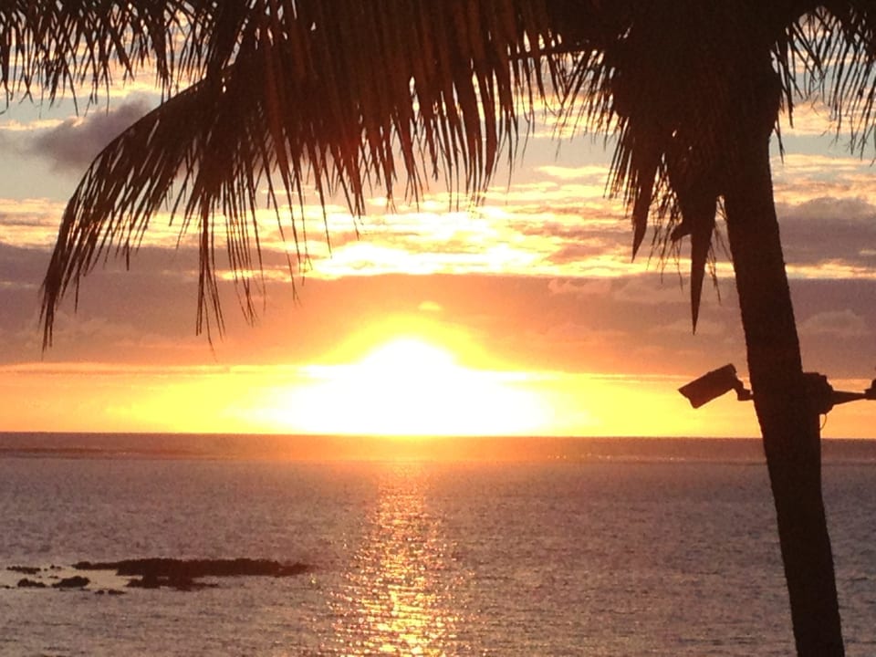 Sonnenaufgang vom Zimmer aus Solana Beach Mauritius