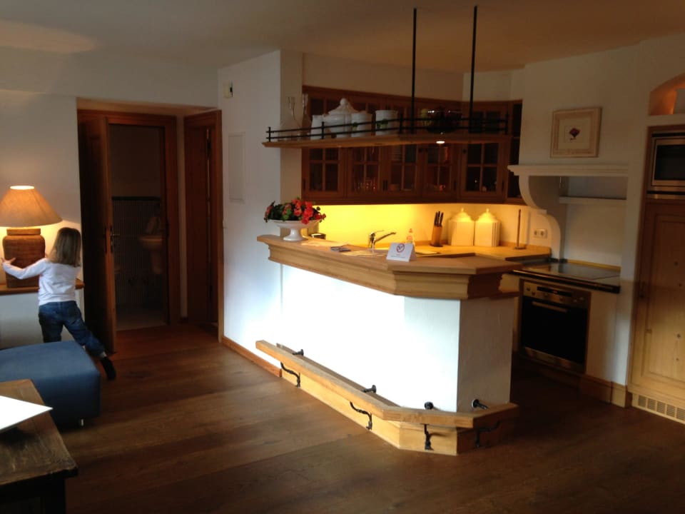 Wohnzimmer FEWO Nr. 8 Hotel Föhrenhof