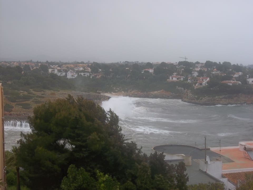 Es gibt auch schlechtes Wetter, leider blau punta reina