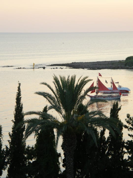 Ausblick vom Balkon des Hotelzimmers Incekum Su Hotel