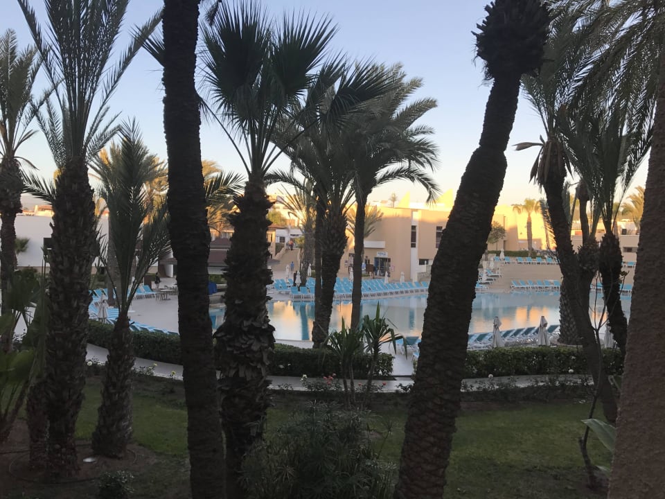 Unser Ausblick vom Balkon Les Dunes d'Or