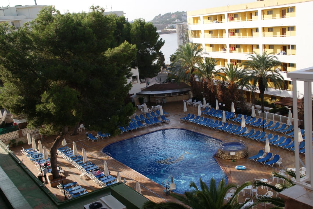 Ausblick zum Pool Moon Dreams Coral Beach