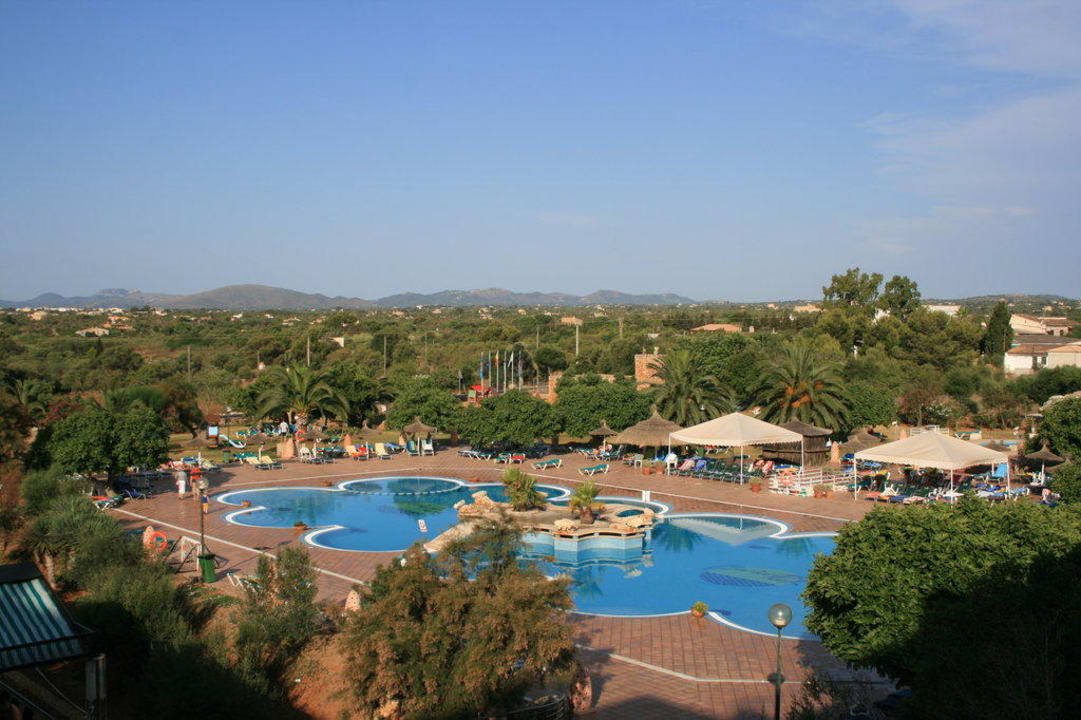 Blick von unserem Balkon Hotel Mariant Park