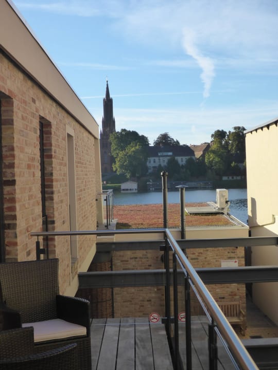 Blick aus unserem Zimmer Ringelnatz Inselhotel