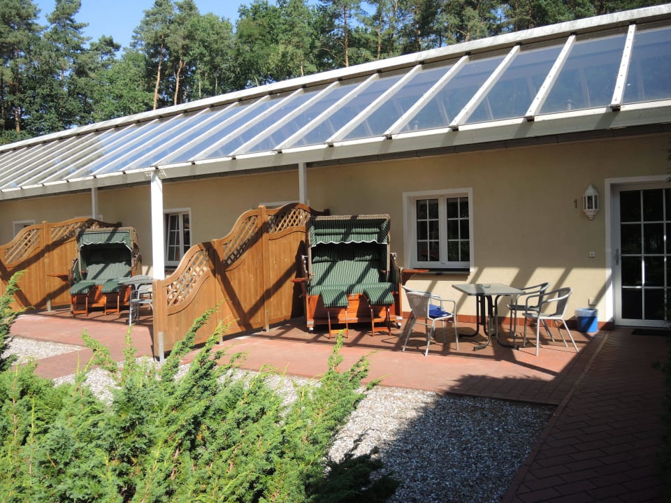 Außenansicht Zimmer Inselhotel Brückentinsee