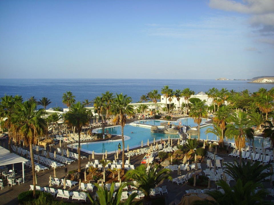 Blick vom Zimmer in den Garten Hotel Riu Gran Canaria