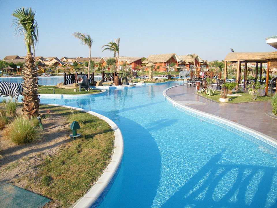 Restaurantmeile Pickalbatros Jungle Aqua Park Resort - Neverland Hurghada