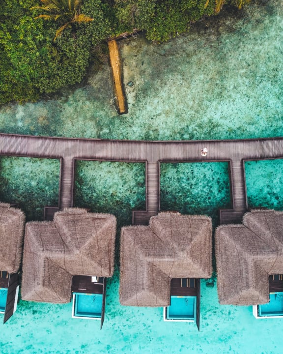 Ausblick Sheraton Maldives Full Moon Resort & Spa