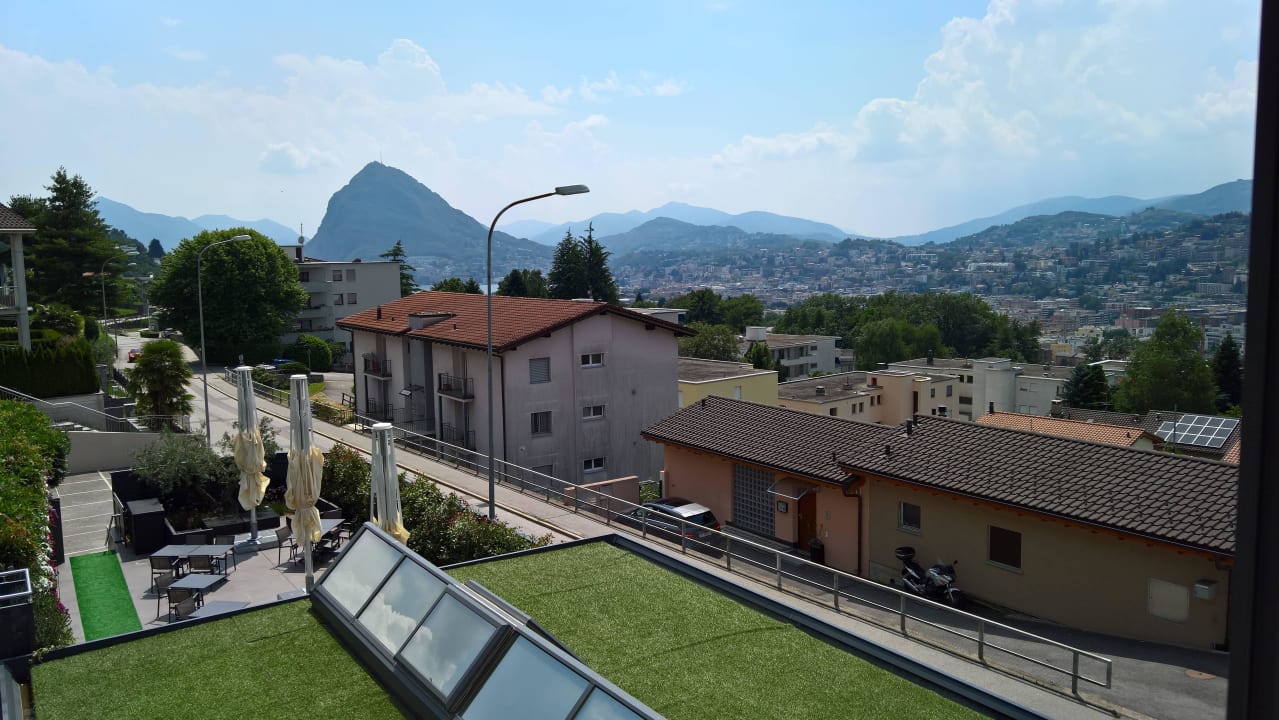 Sicht auf Lugano Hotel Locanda Del Conventino