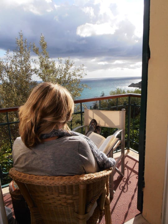 Blick vom Balkon Hotel Belvedere