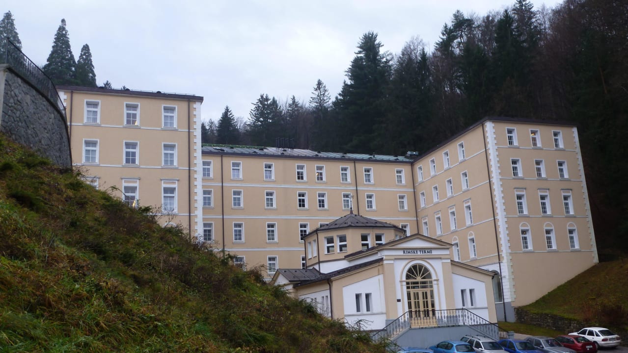 Zdraviliski Dvor eines der 3 Hotels der Anlage Rimske terme - Hotel Rimski Dvor