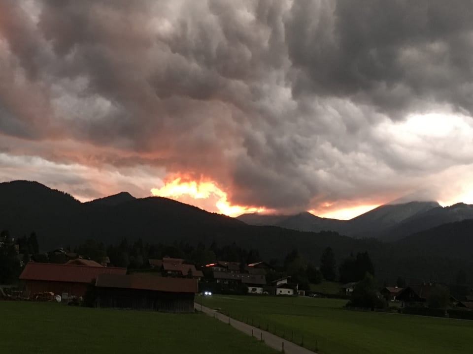 Ausblick Gästehaus Huber