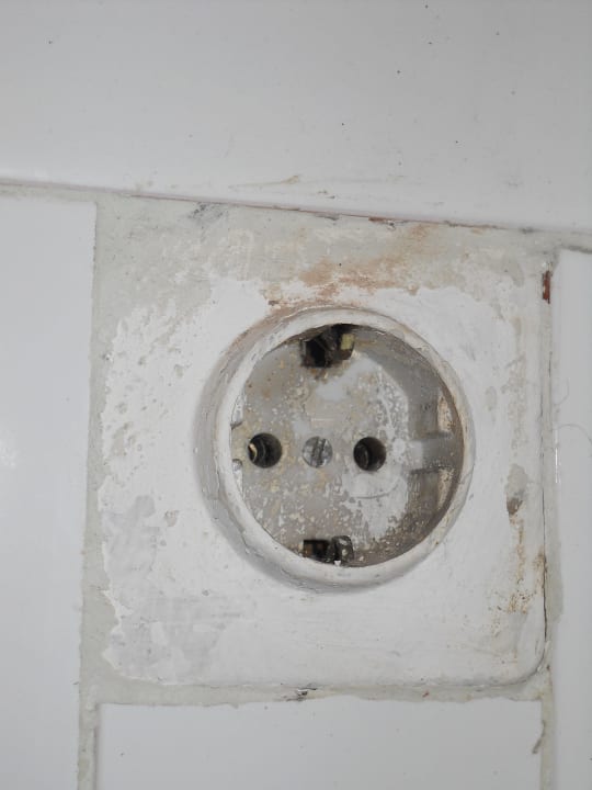 Stopcontact in de badkamer Apartments Bache
